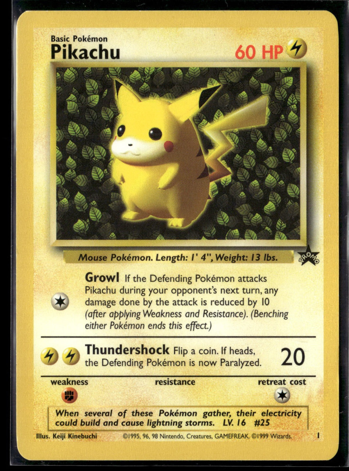 Pikachu (1) Promo WoTC Promo 01/53 EXC
