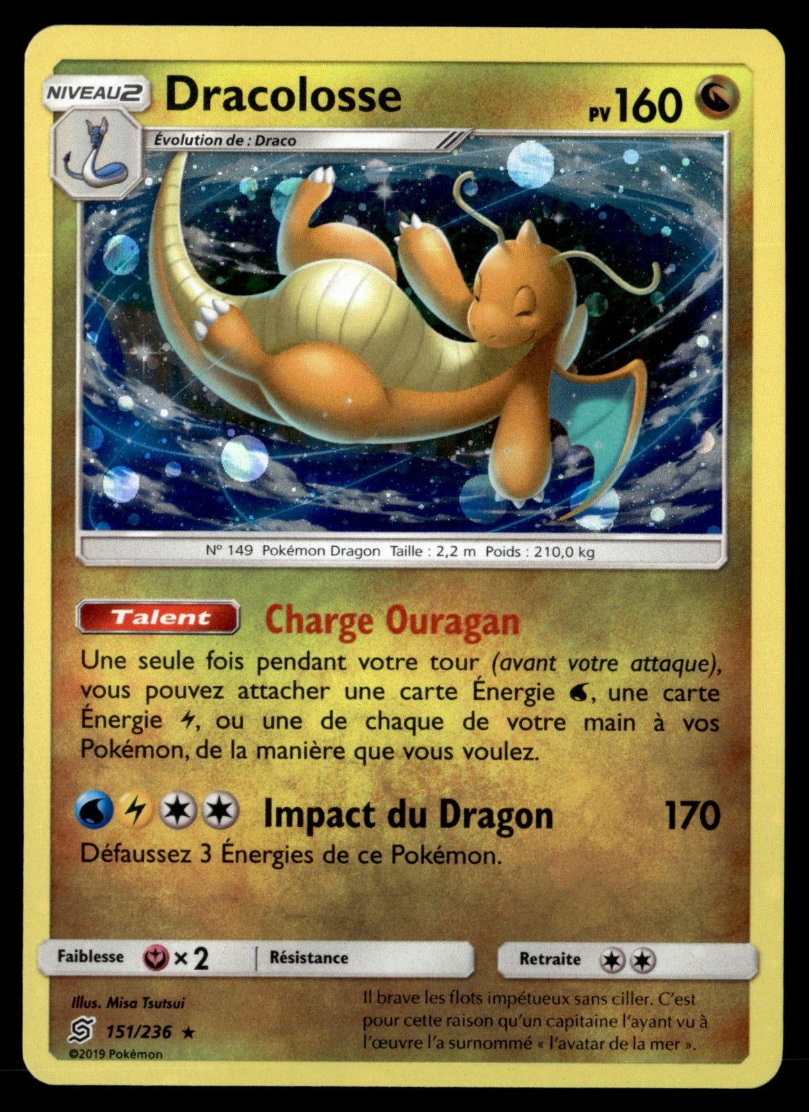 Dracolosse Rare Harmonie des Esprits 151 EXC 