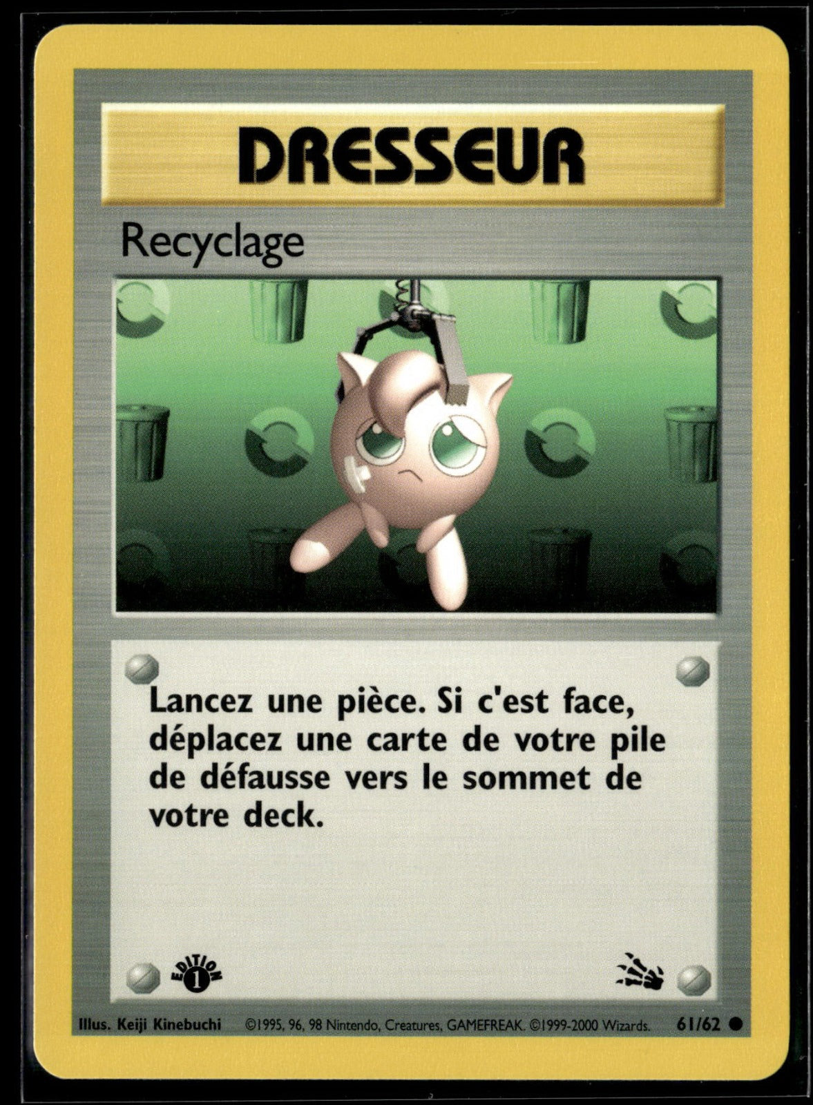 Recyclage Commune Fossile 61 NM