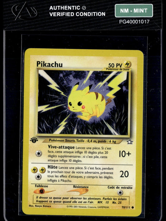 Pikachu Commune Neo Genesis 70 NM