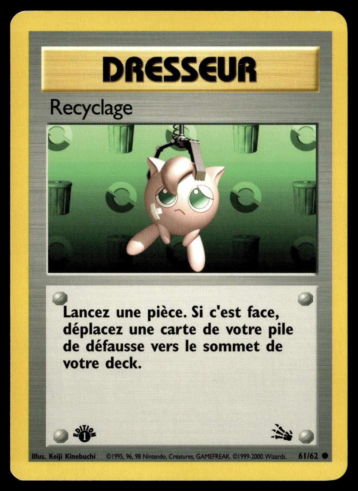 Recyclage Commune Fossile 61 EXC