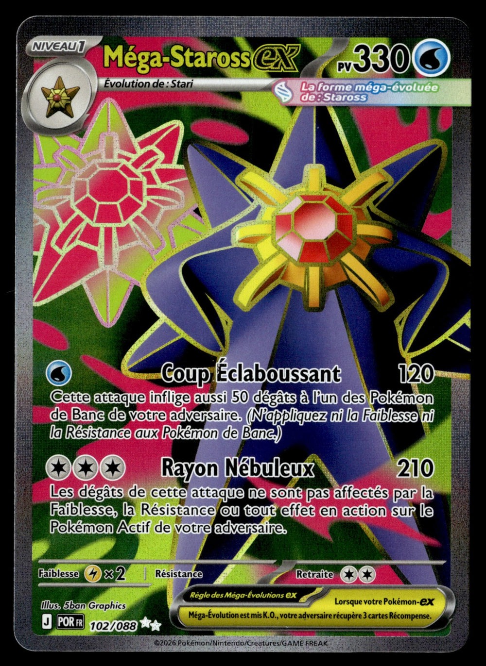 Méga-Staross-ex 102/124 - NM