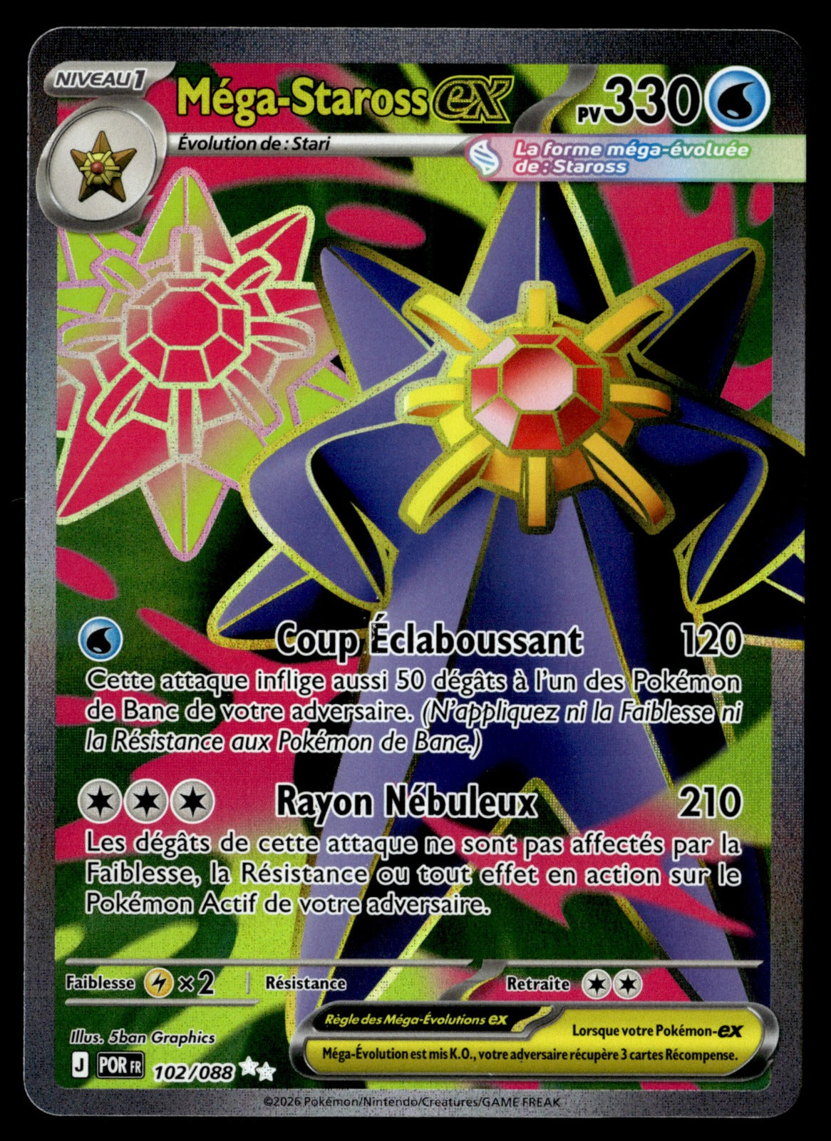 Méga-Staross-ex 102/124 - NM