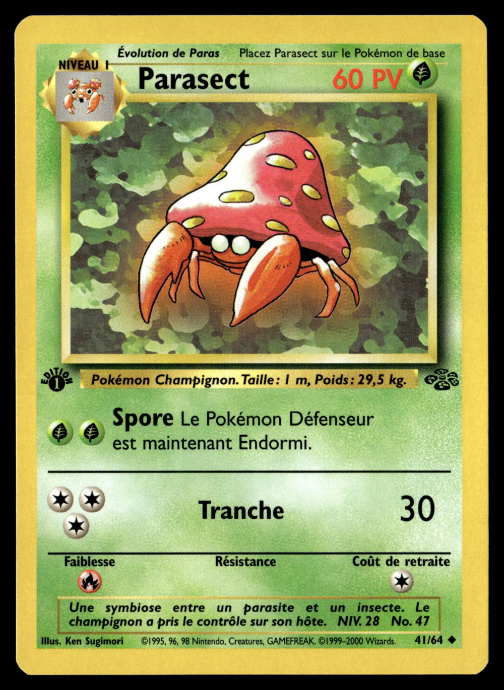 Parasect 41/64 ed1 - NM