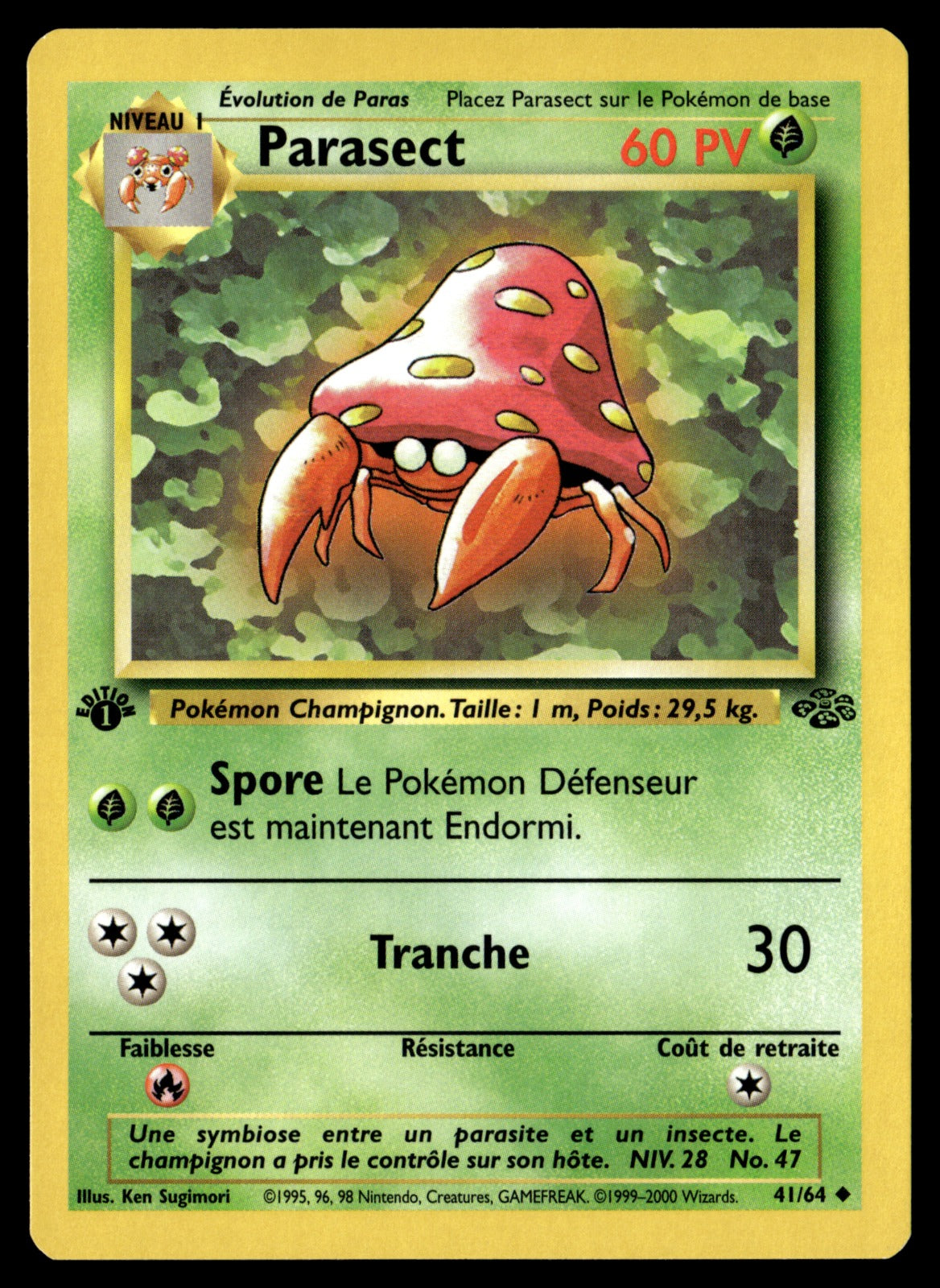 Parasect 41/64 ed1 - NM