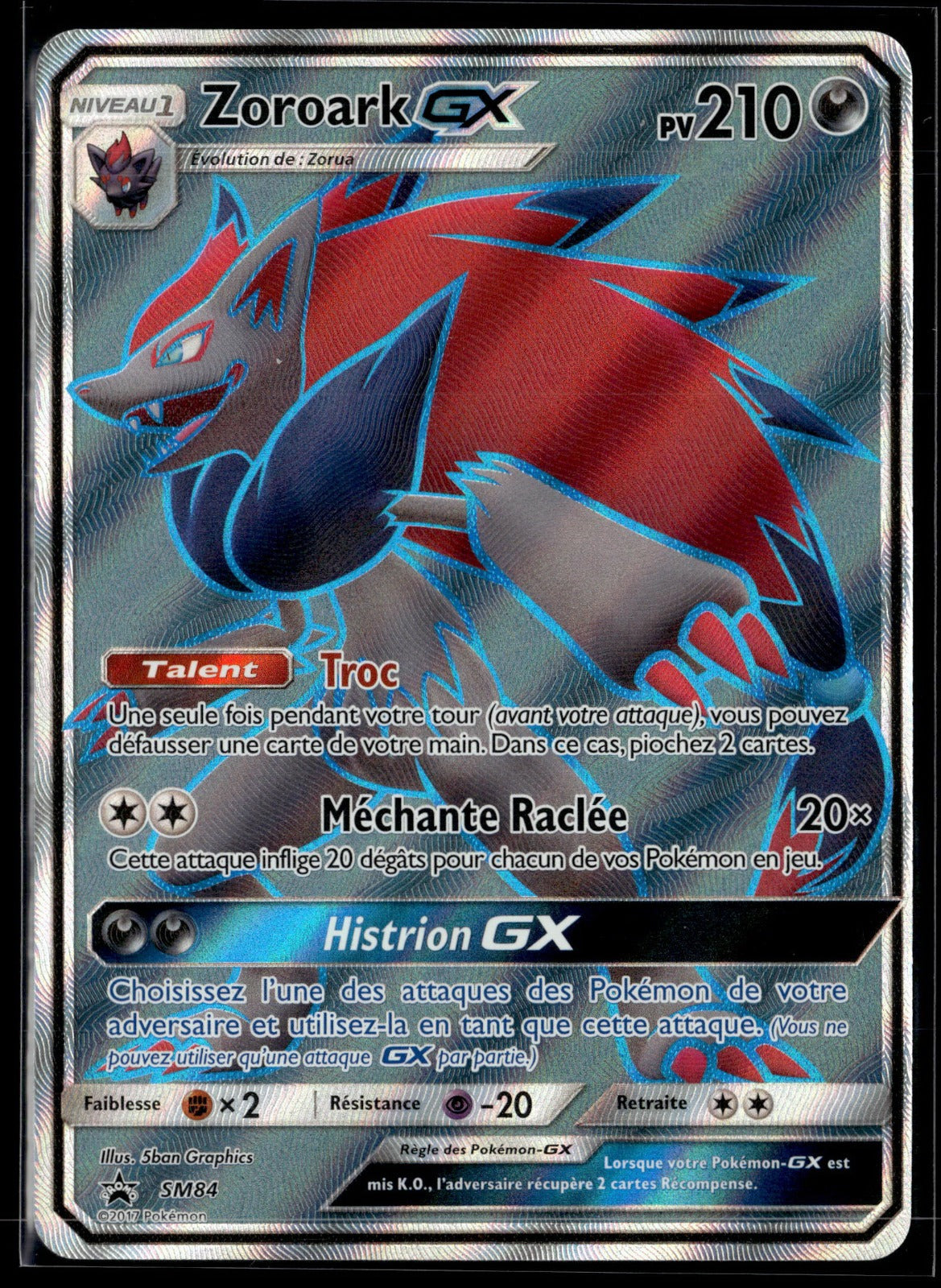 Zoroark GX  Promo SM SM84 NM