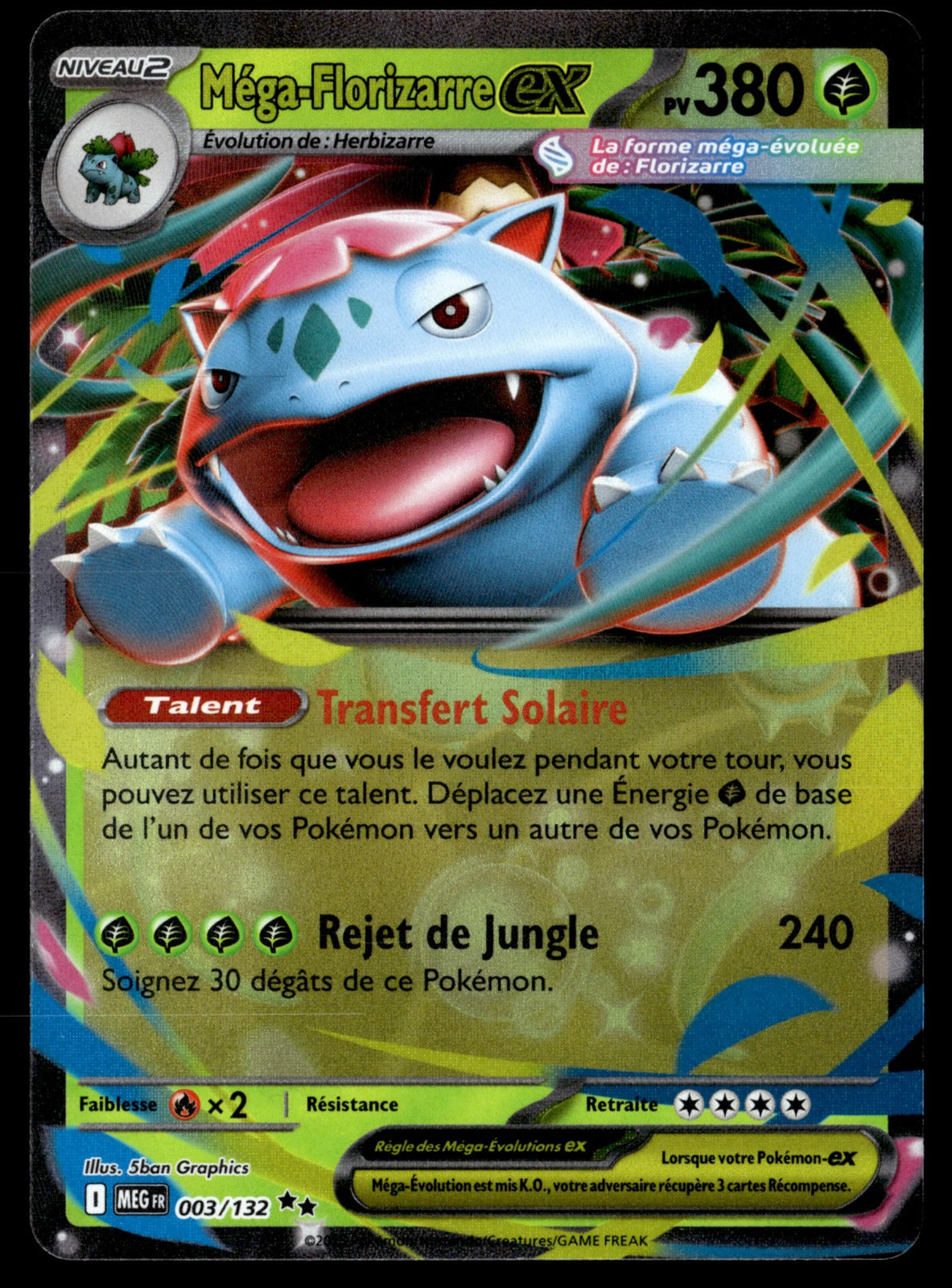 Méga-Florizarre-ex  Méga-Évolution 003 NM