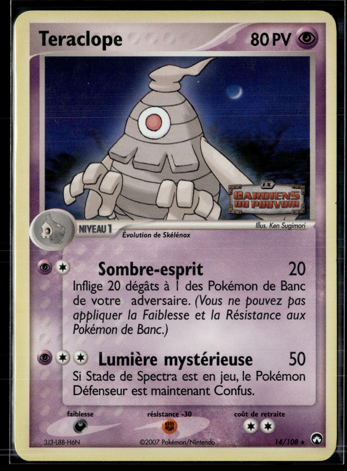 Teraclope Rare EX Gardiens du Pouvoir 14 