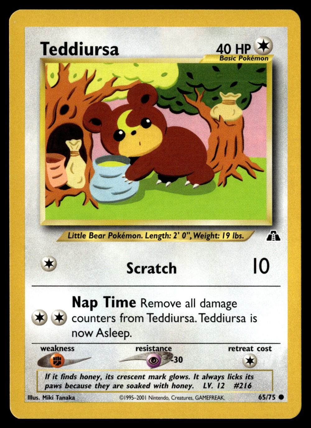 Teddiursa 65/75 - NM
