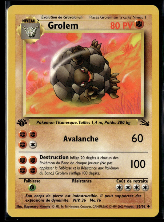 Grolem Peu Commune Fossile 36 NM