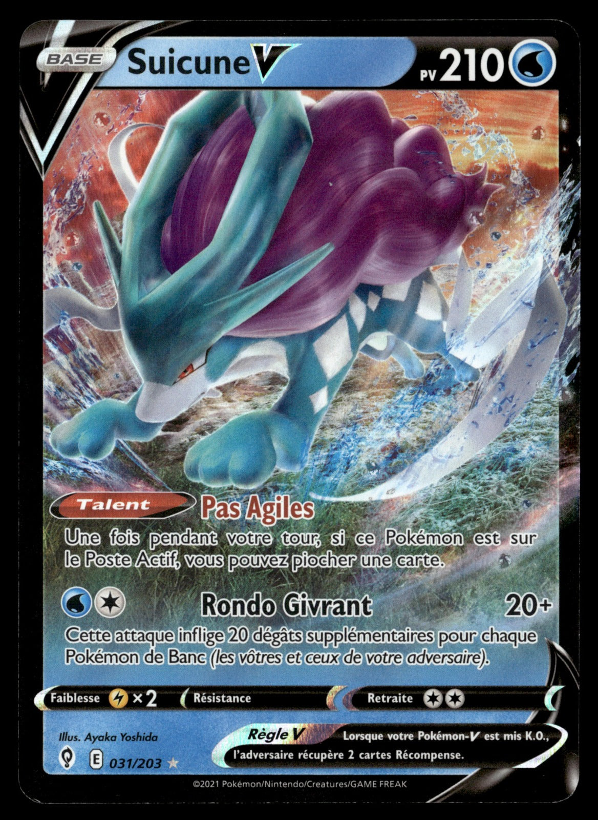 Suicune V  V Évolution Céleste 31 NM