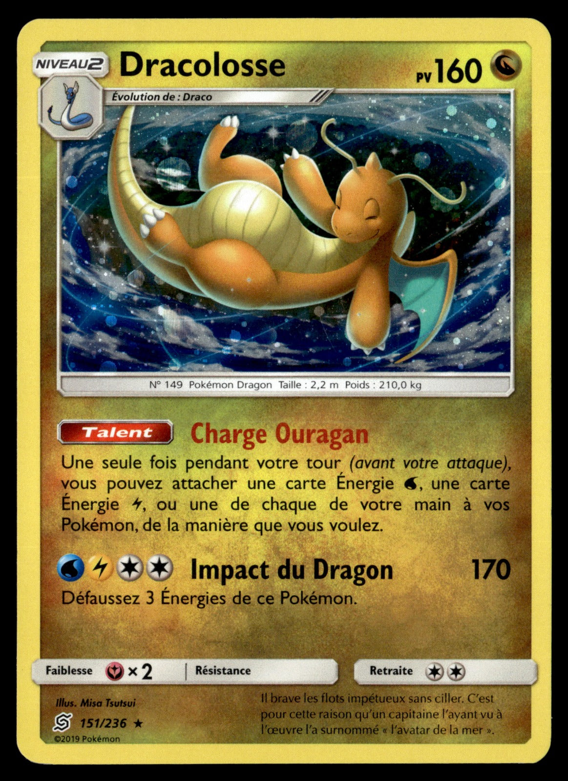 Dracolosse Rare Harmonie des Esprits 151 EXC 