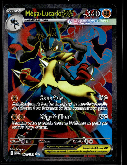 Méga-Lucario-ex Ultra Rare Méga-Évolution 160 NM