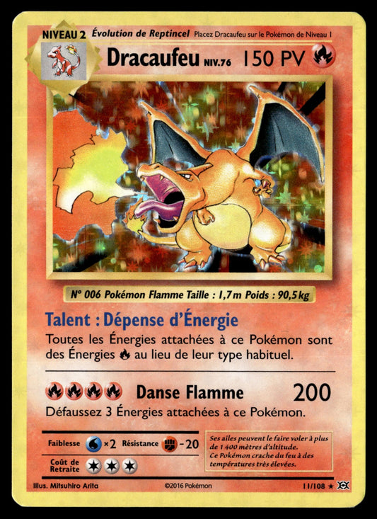Dracaufeu Rare Évolutions 11 GOOD