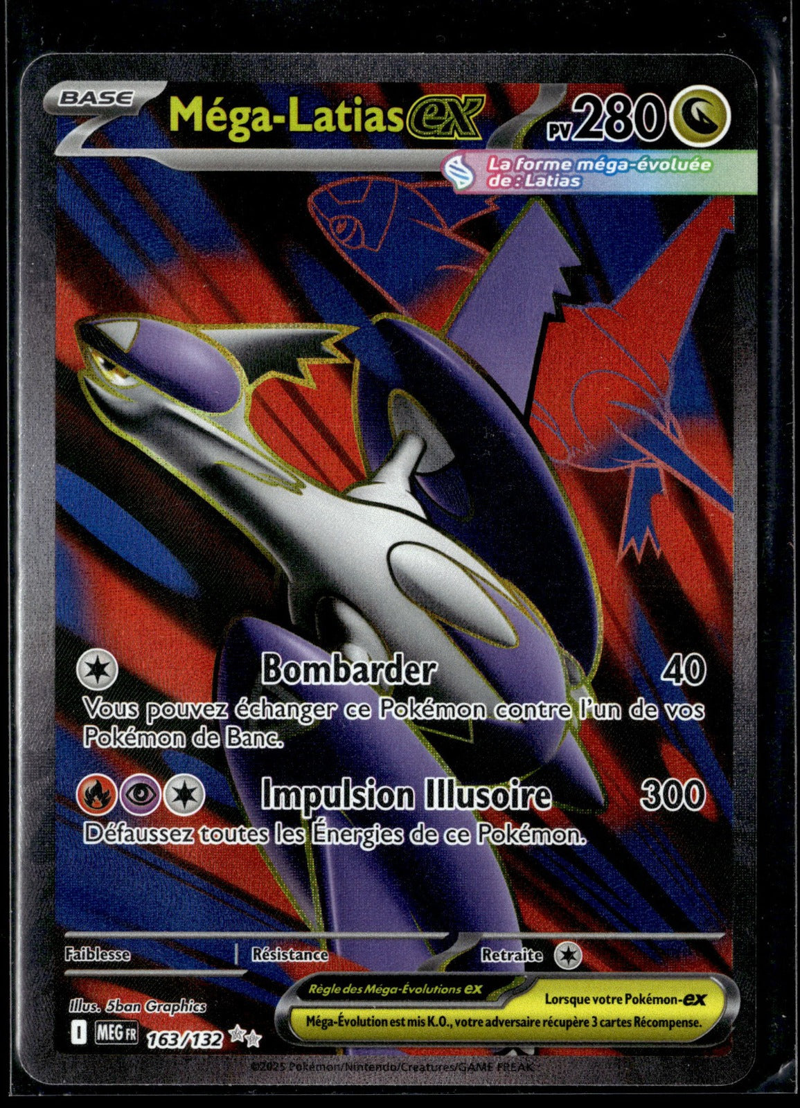 Méga-Latias-ex Ultra Rare Méga-Évolution 163 NM