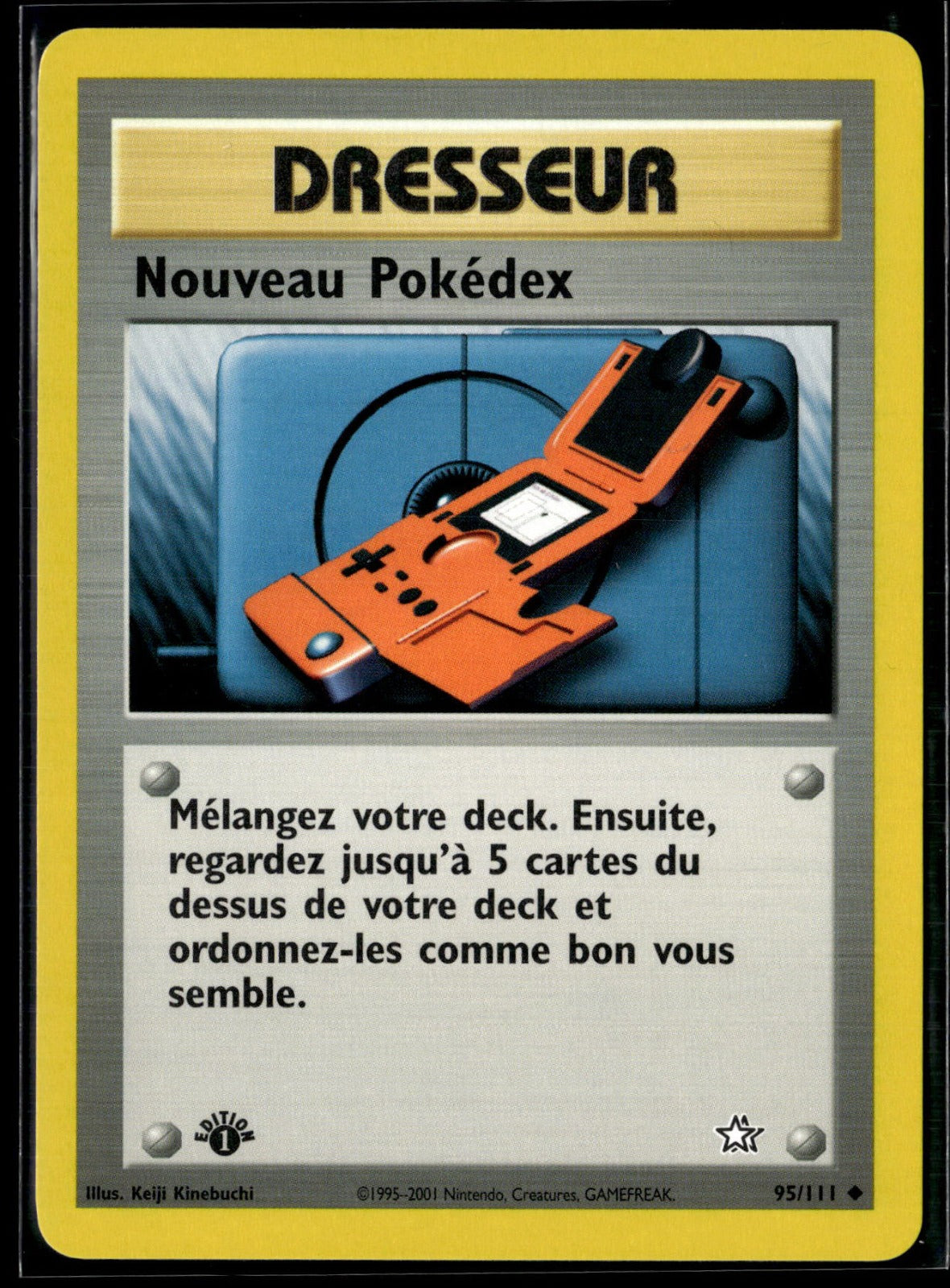 Nouveau Pokédex Peu Commune Neo Genesis 95 NM