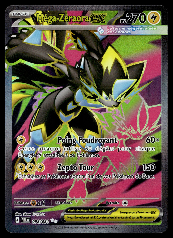 Méga-Zeraora-ex 098/189 - NM
