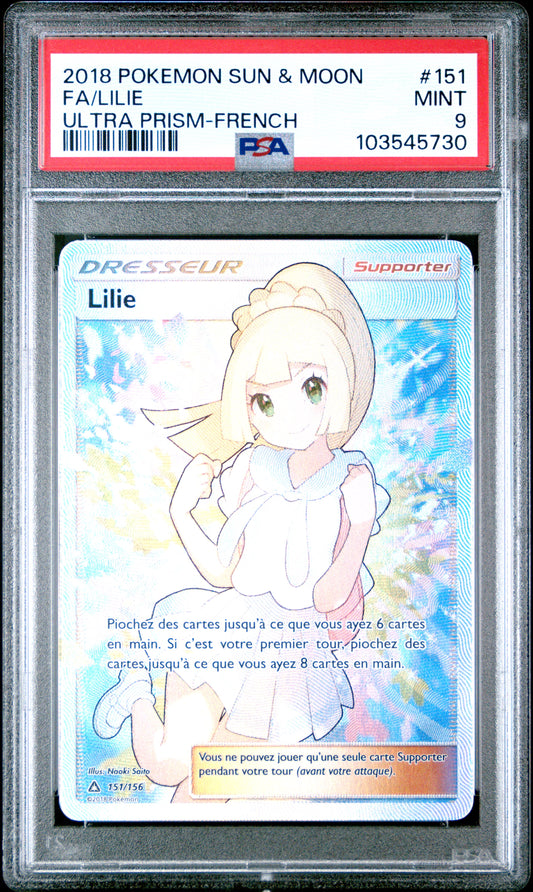 Fa/Lilie  Soleil & Lune Ultra prisme 151 NM PSA 9