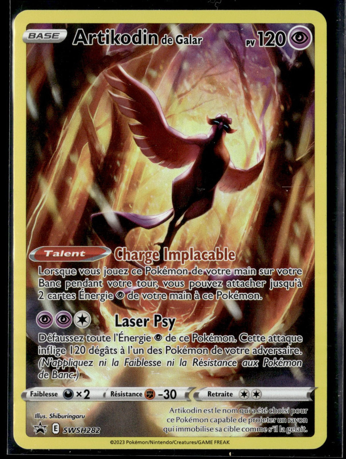 Artikodin de Galar (SWSH 282) SWSH Black Star Promos