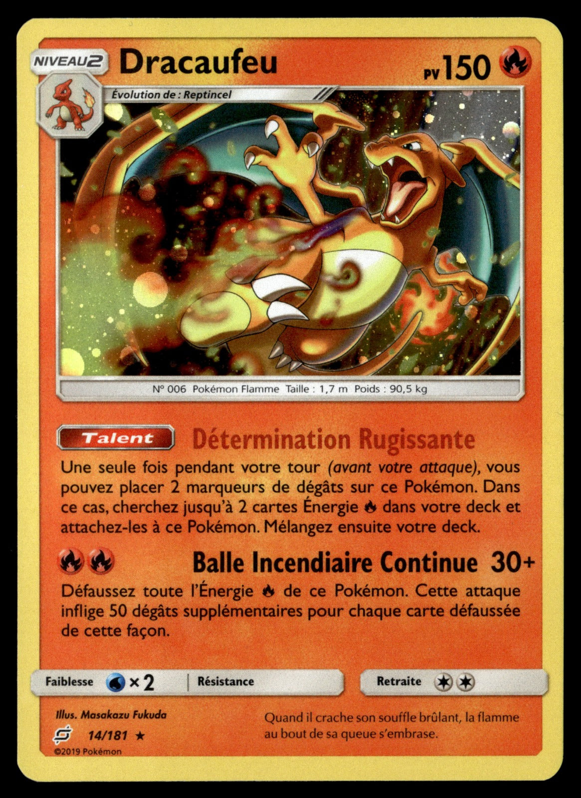 Dracaufeu 14/181 - EXC