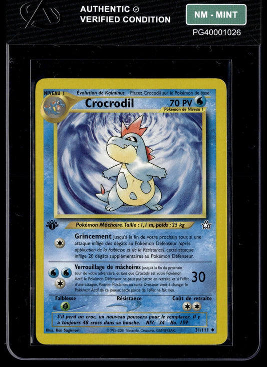 Crocrodil Peu Commune Neo Genesis 31 NM