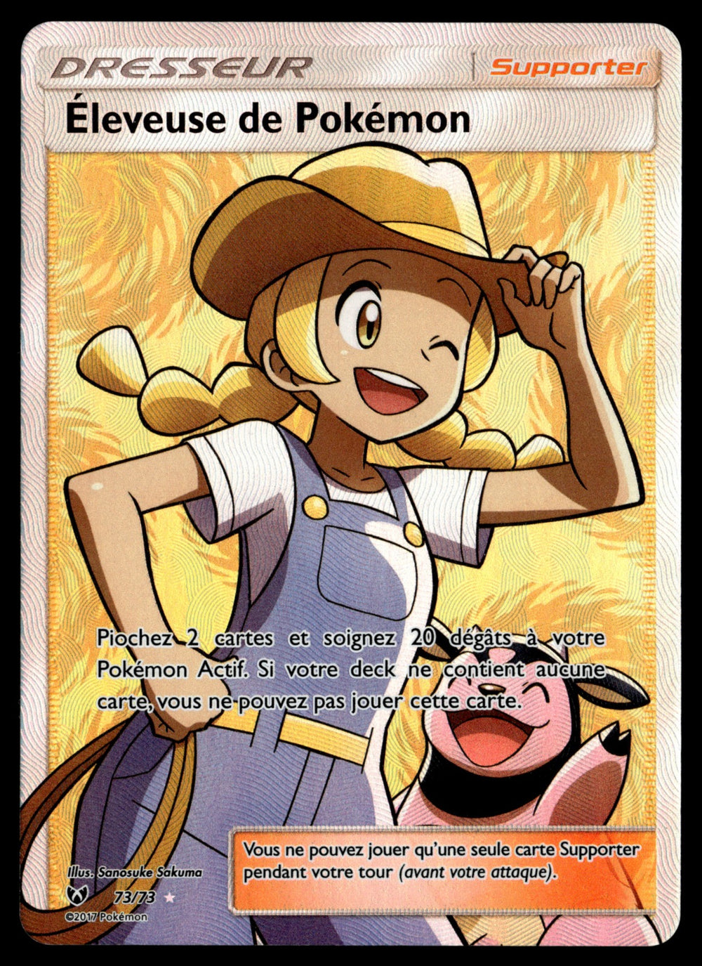 Éleveuse de Pokémon 73/73 - TBE