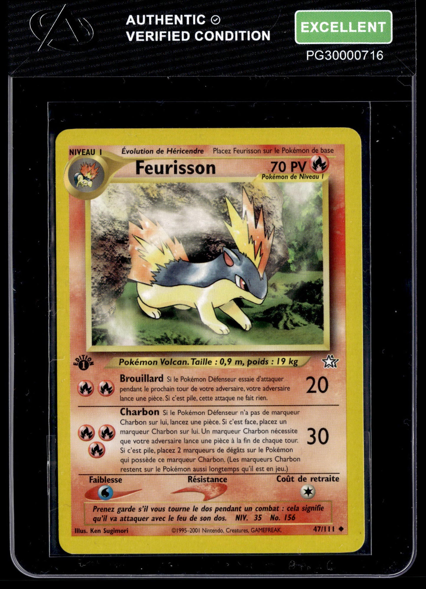 Feurisson Ed1 Neo Genesis 47 - Prégrade EXC