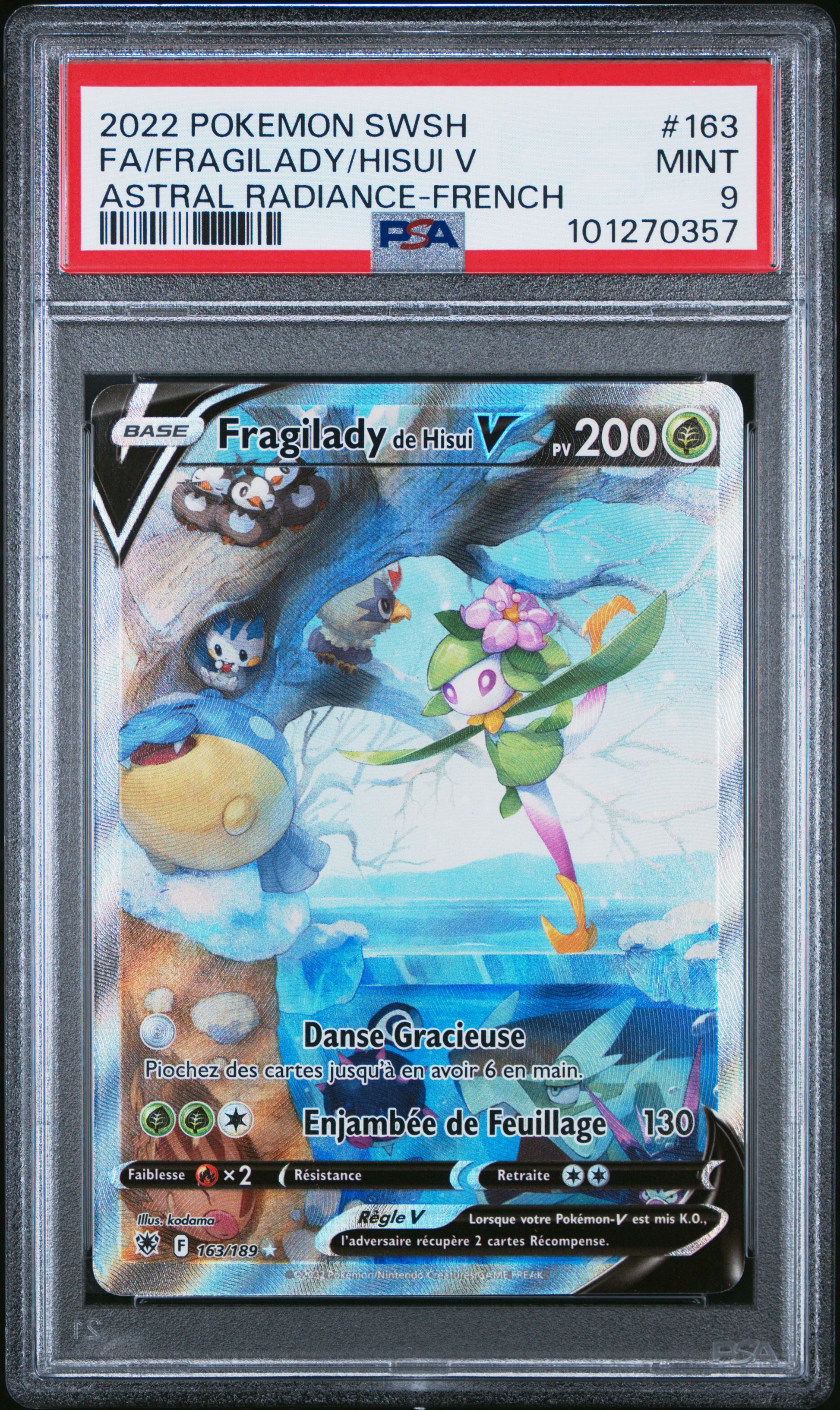 Fragilady de Hisui V 163 NM PSA 9