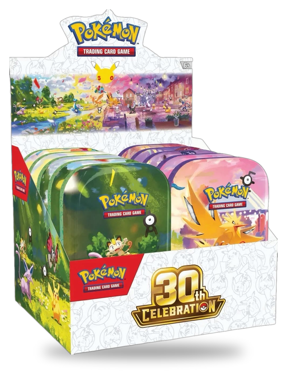 Display 10 Mini Tins - 30th Celebration
