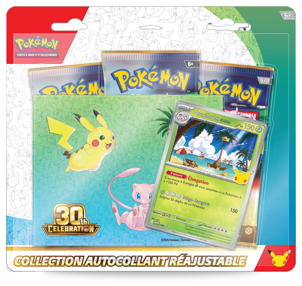 Tripack Noadkoko d'Alola - 30e Anniversaire