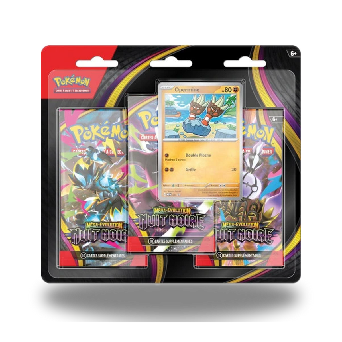 Tripack Pokémon - Nuit Noire - ME05