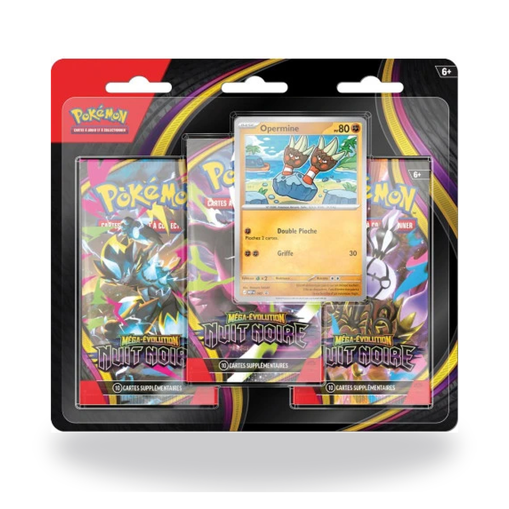 Tripack Pokémon - Nuit Noire - ME05